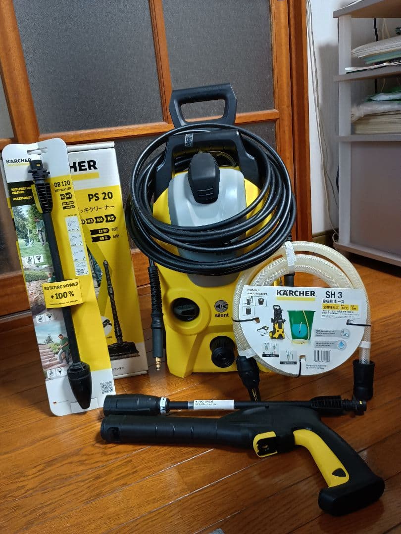 ケルヒャーK3 silent ベランダ（東日本仕様50hz）ほぼ未使用品