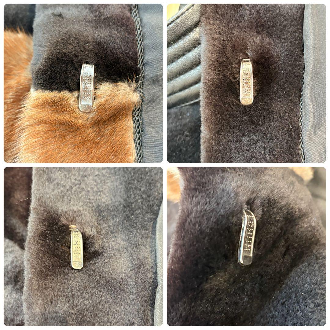 未使用タグ付き　定価262万　シェアードミンク　MT商事　ハーフコート　高級毛皮