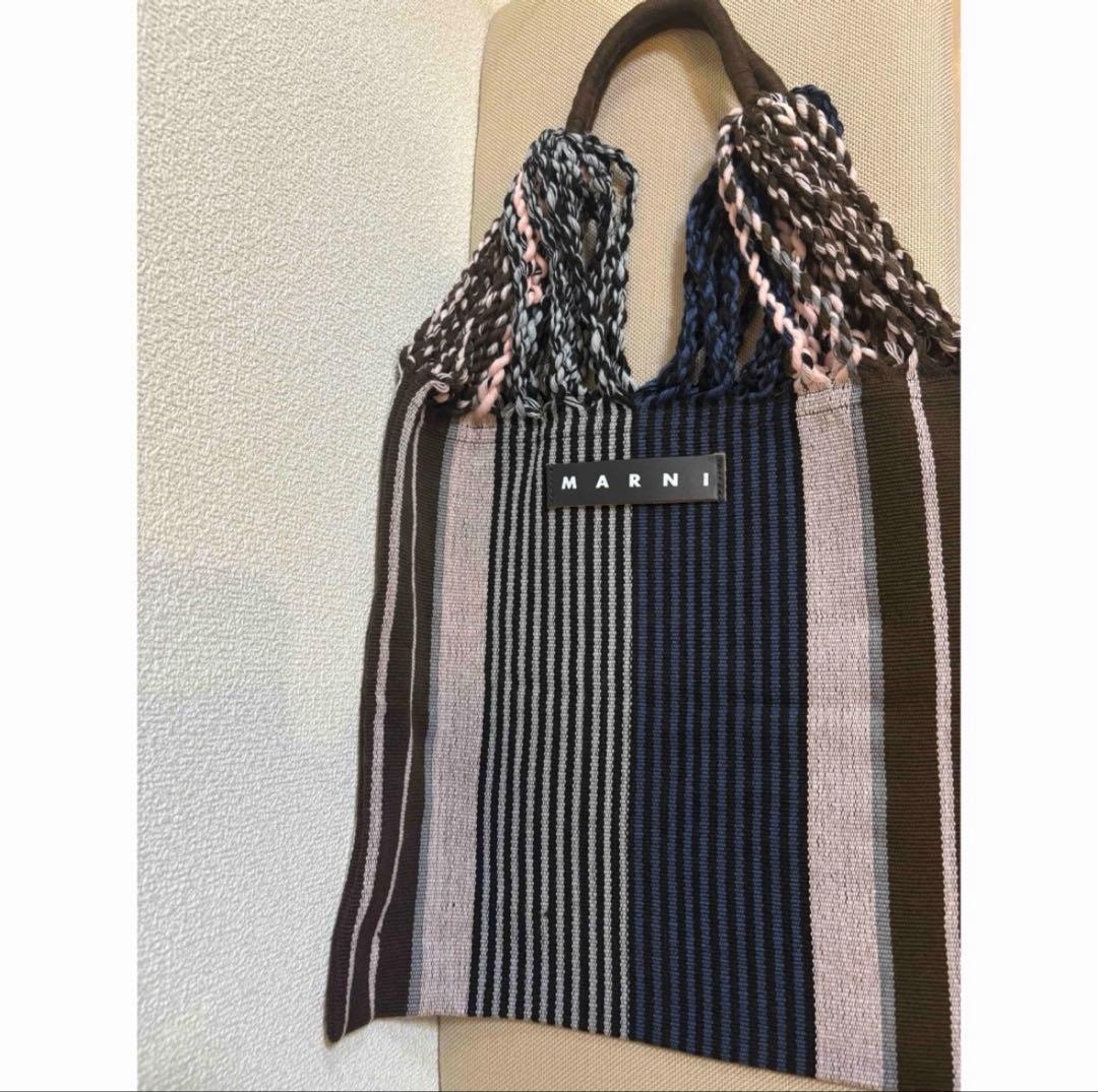 短時間2度使用　MARNI MARKET HAMMOCK BAG マルニ