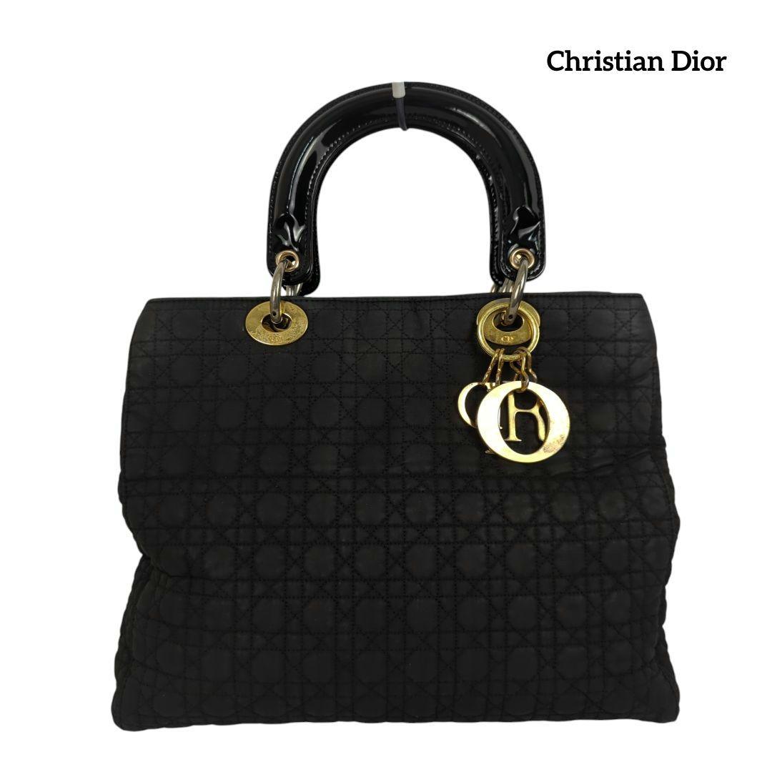Christian Dior レディディオール カナージュ ハンドバッグ