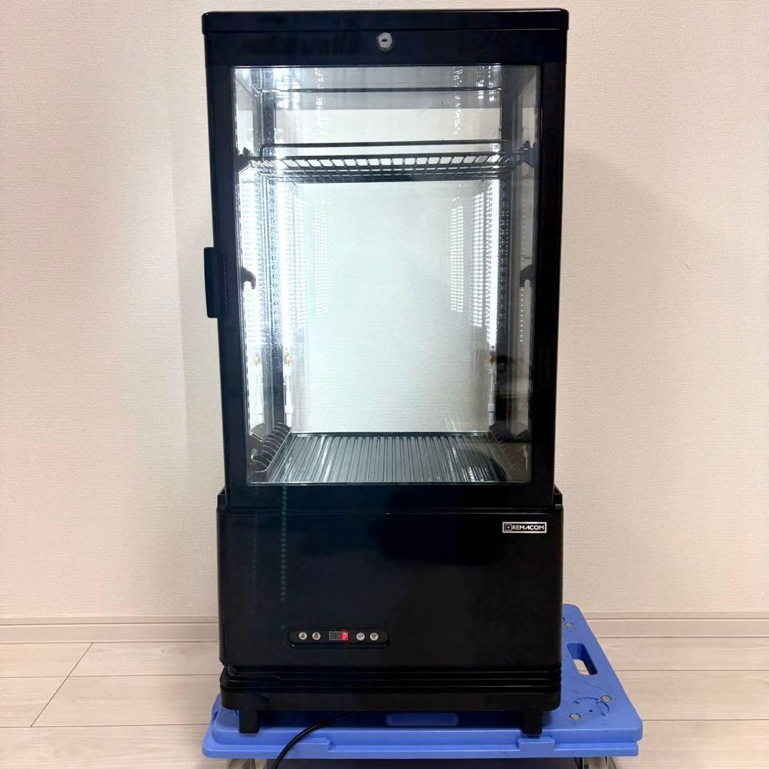 ② レマコム R4G-74SLB 4面ガラス 冷蔵 ショーケース
