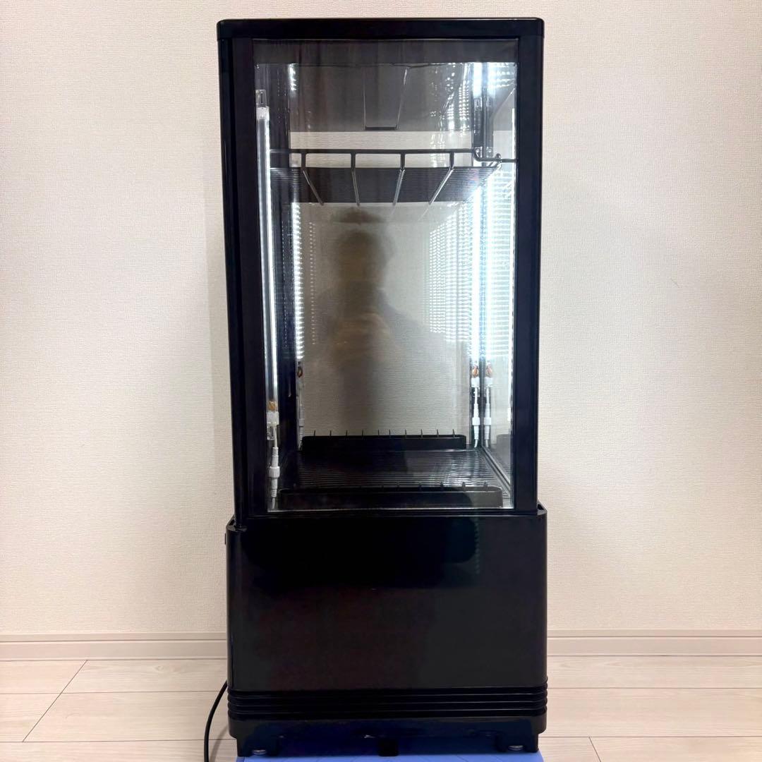 ② レマコム R4G-74SLB 4面ガラス 冷蔵 ショーケース