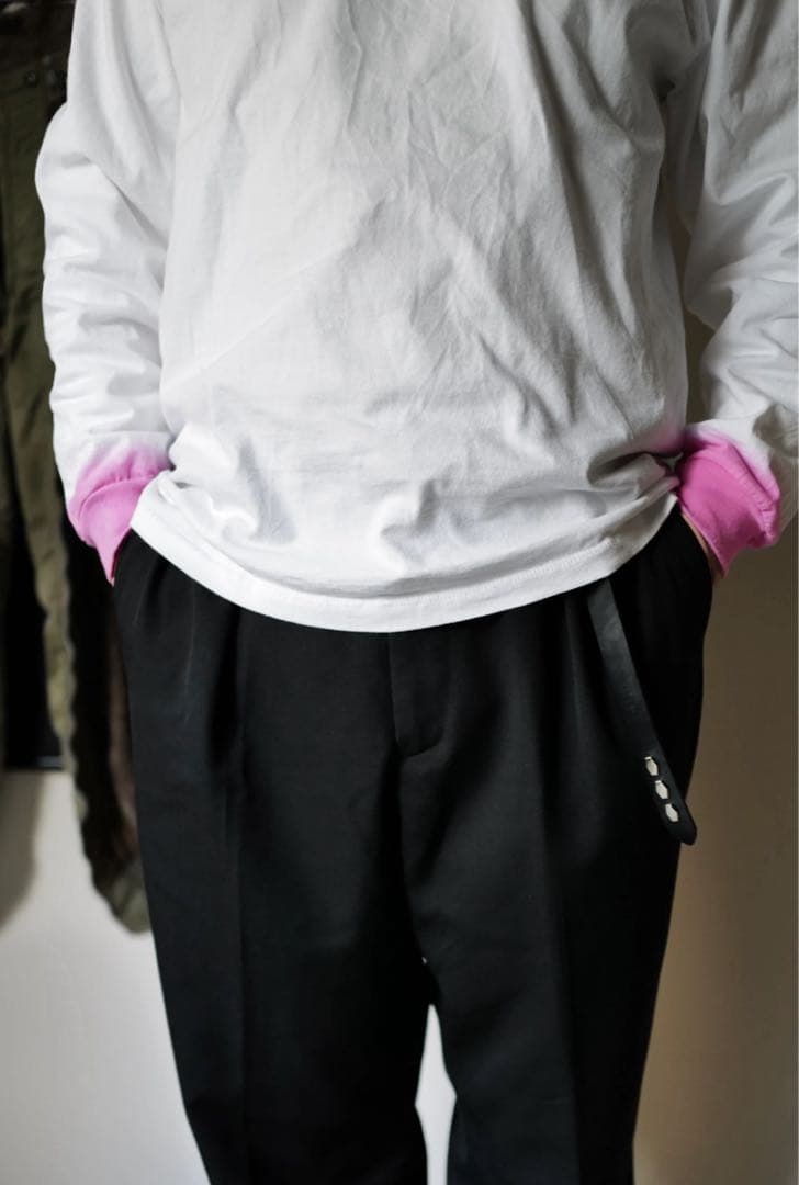 パンツ anytee Officer Pants_Black Gabardine L