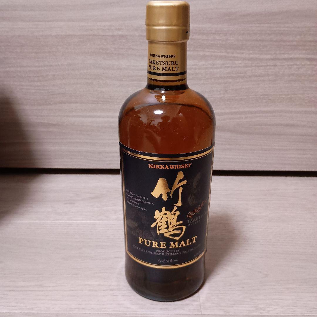 【未開封】ニッカ 竹鶴ピュアモルト 旧黒ラベル 700ml