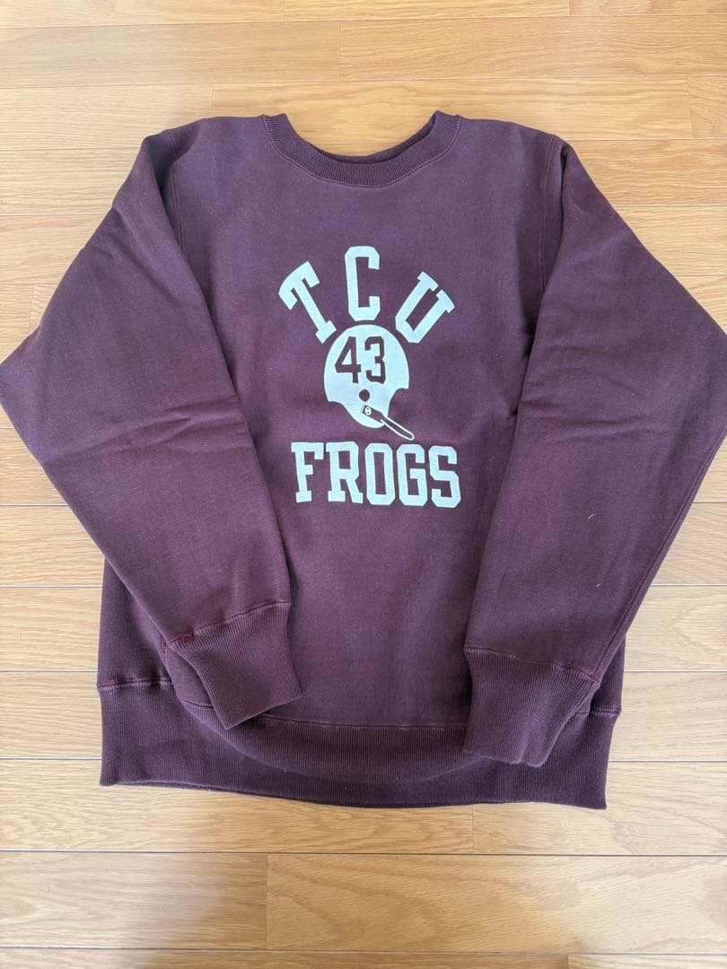 WAREHOUSE Lot483 TCU FROGS リバースウィーブ　M