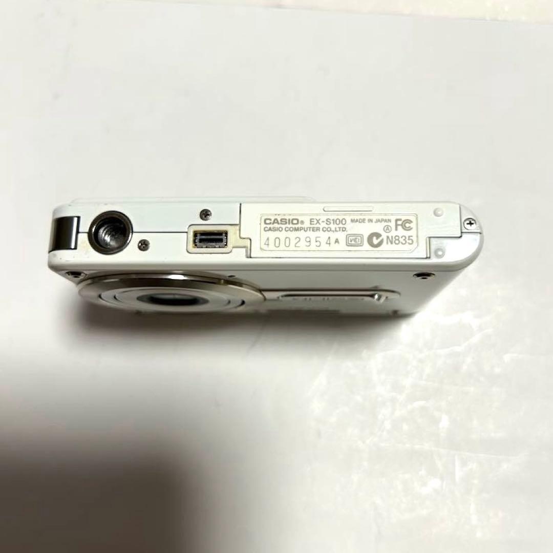 CASIO EX-S100 コンパクトデジタルカメラ ホワイト