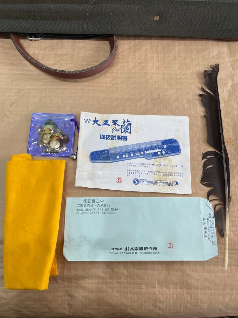 ⭐️価格交渉あり⭐️5.16 大正琴　蘭　使用歴小　良品　SUZUKI電気