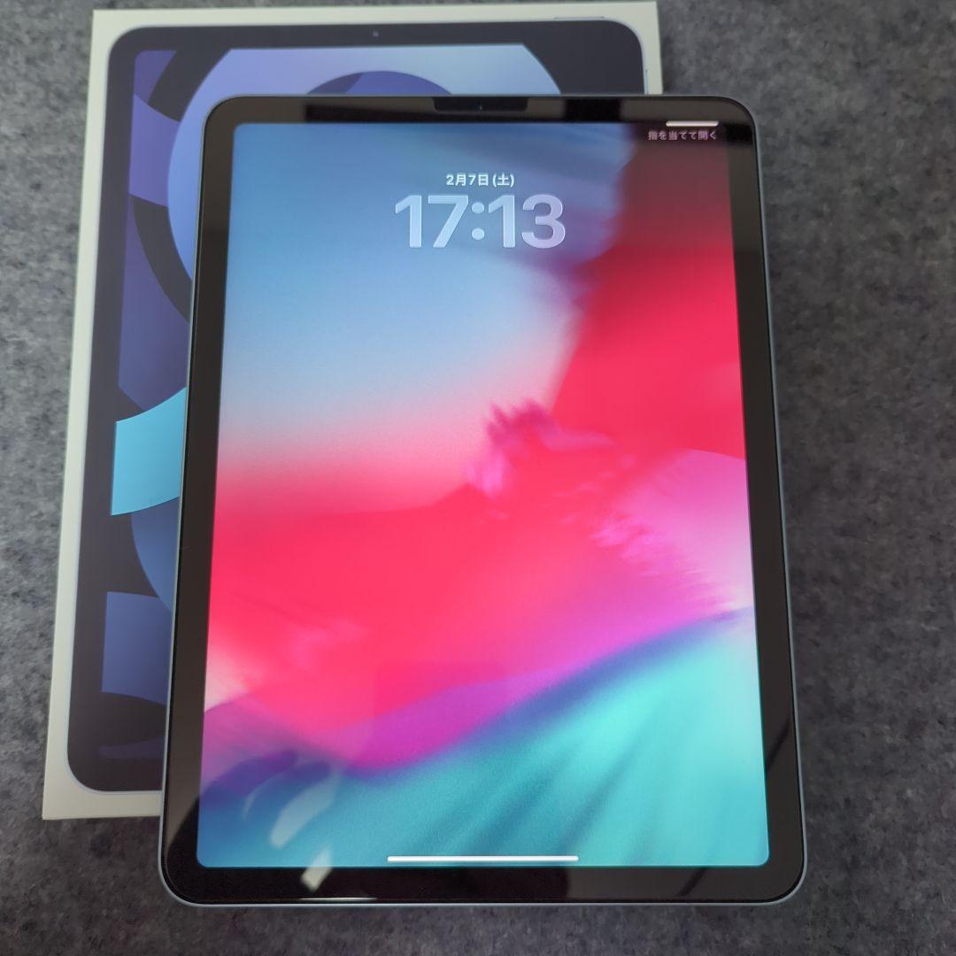 iPad Air 第4世代 Wi-Fi スカイブルー 64GB 純正ケース付