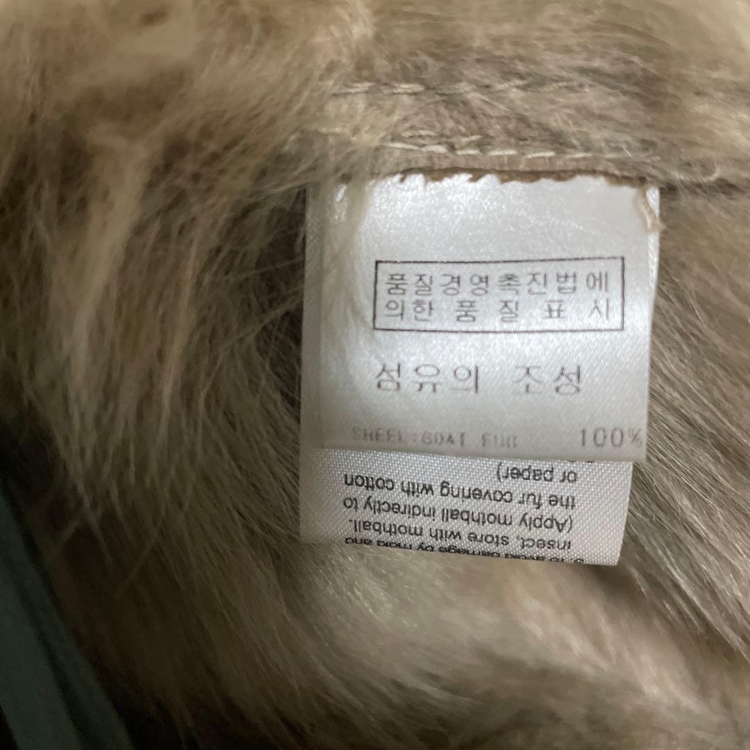 8日迄期間限定お値下げNorth beach毛皮ロングベストビンテージ