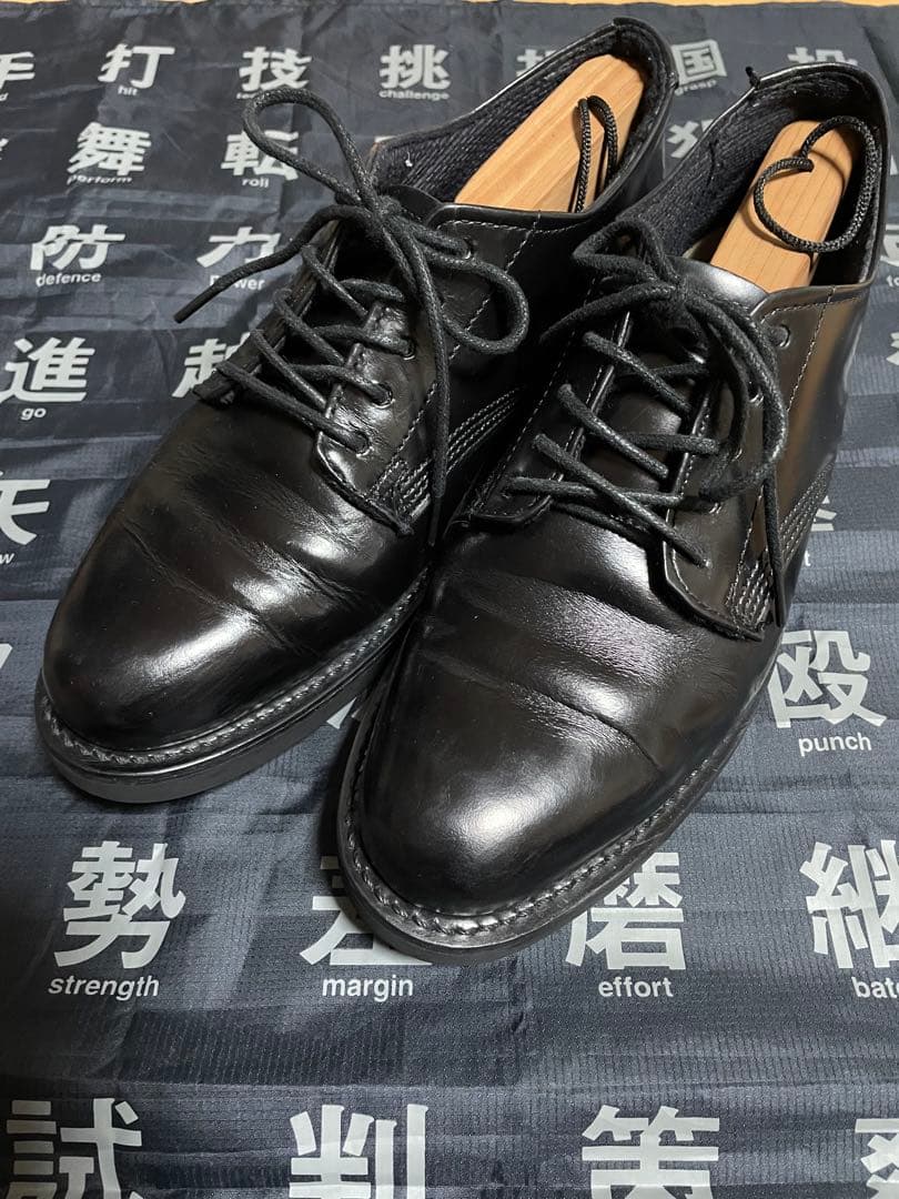 シ*コ様 A.P.C 黒のレザーシューズ ポストマン　25.5センチ