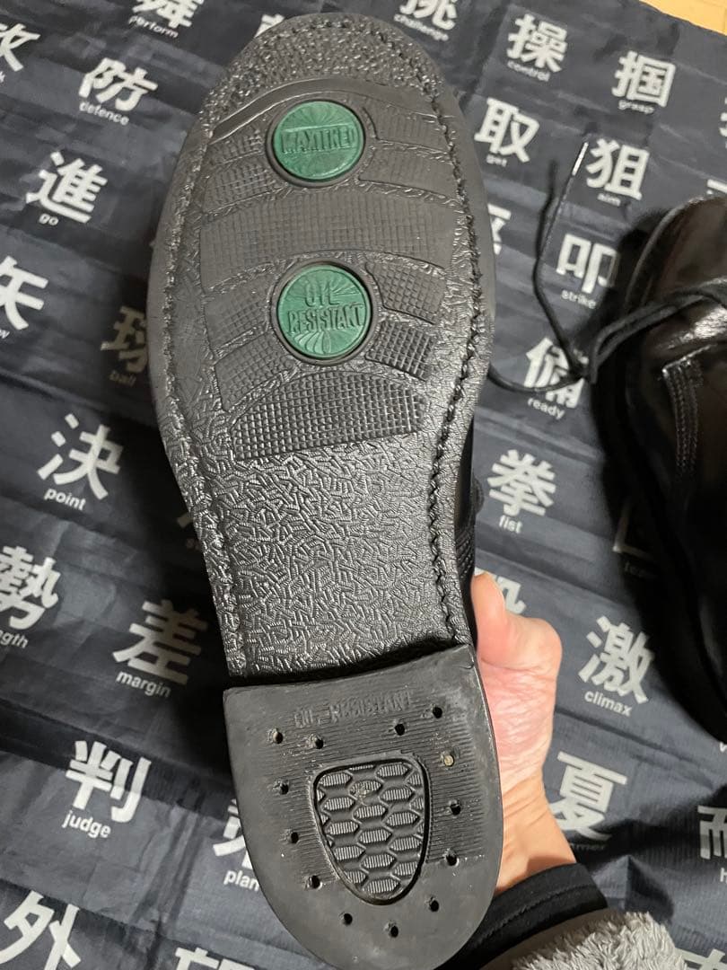 シ*コ様 A.P.C 黒のレザーシューズ ポストマン　25.5センチ