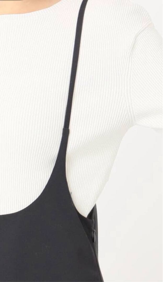 ベイクルーズNOBLEキャミストラップフレアスカート（ブラック）38サイズ