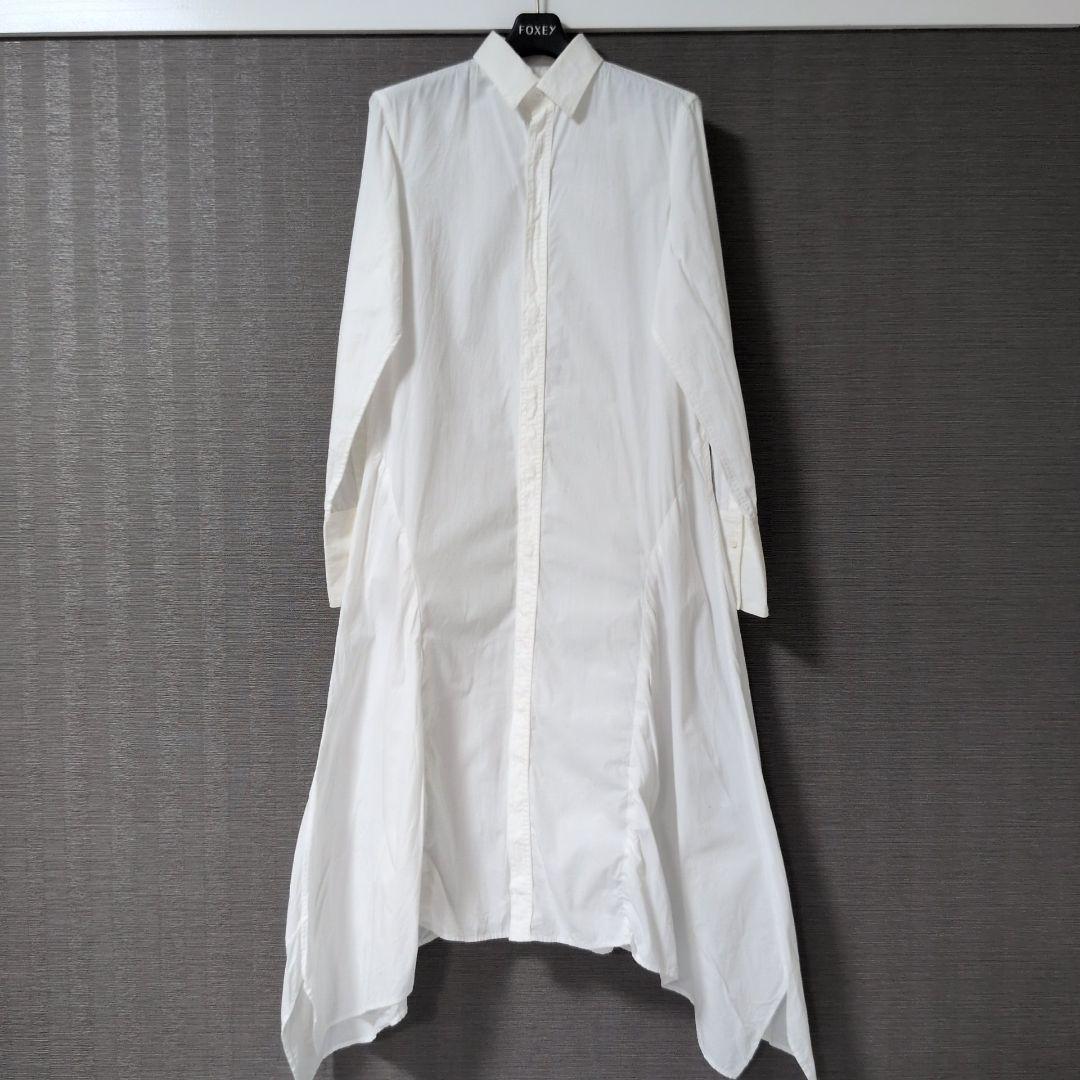 ワイズ Y's ロングシャツワンピース 白 2