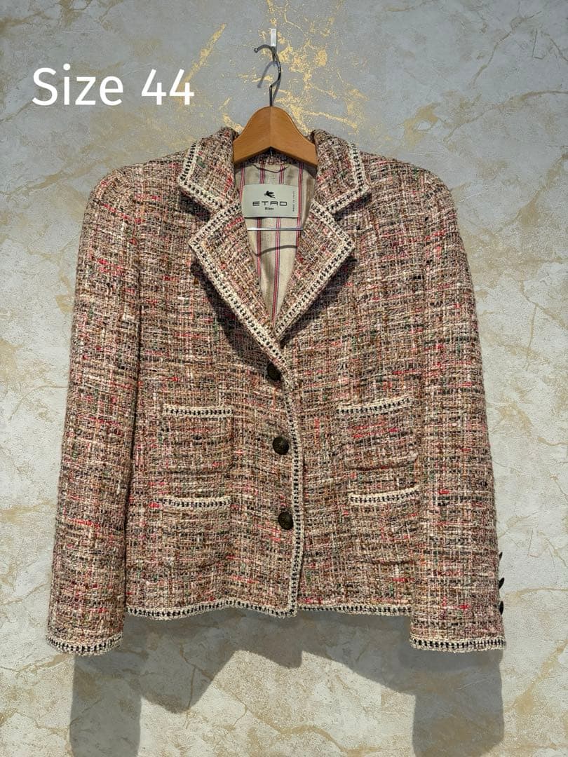 ETRO テーラードツイードセットアップ マルチカラー