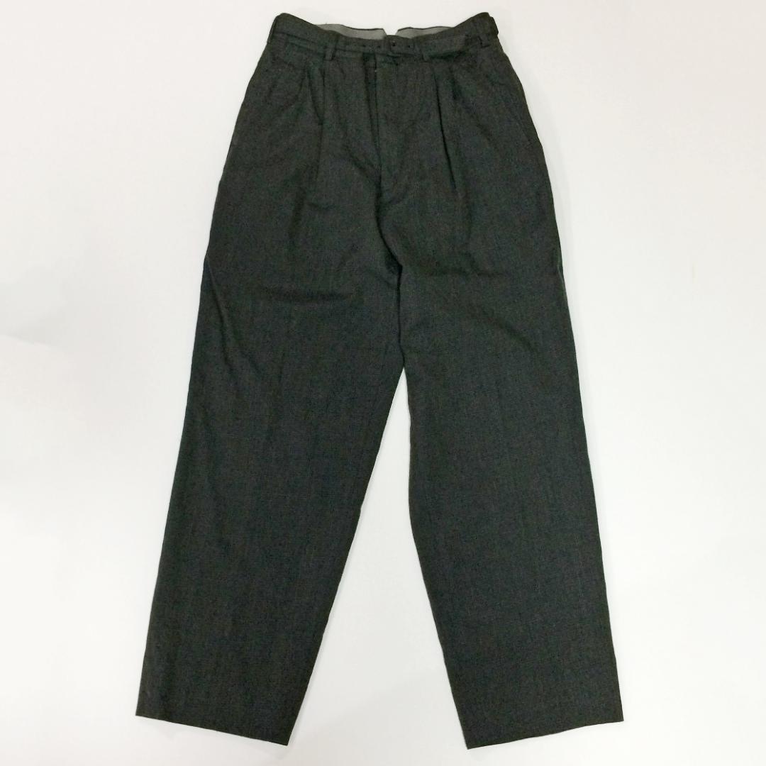 80s コムデギャルソンオム 2タック ウールスラックス M アーカイブ