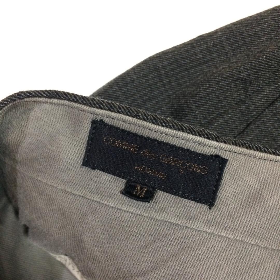 80s コムデギャルソンオム 2タック ウールスラックス M アーカイブ