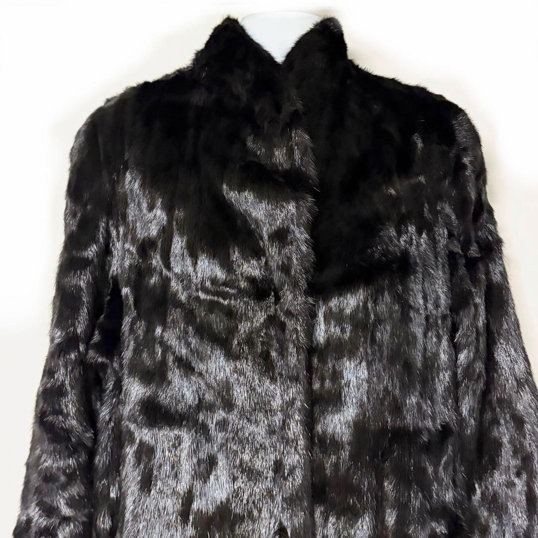 SAGA MINK superb quality ファーコート　ロングコート