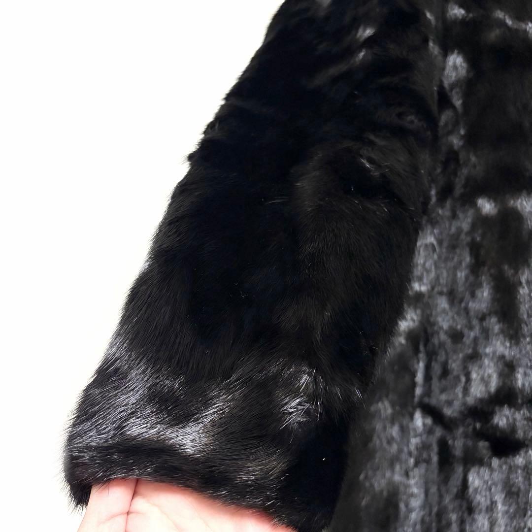 SAGA MINK superb quality ファーコート　ロングコート