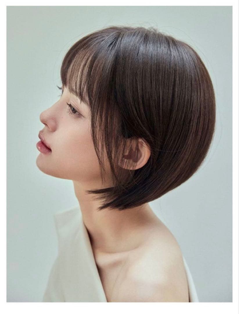 ピンクエイジ　総手植えフルウィッグ) ボブカットジェリー（モースト原糸）