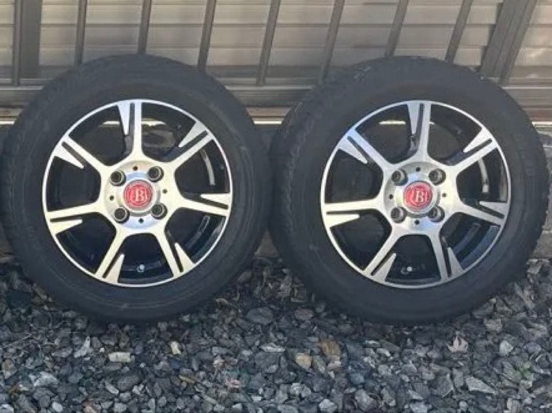ゆず❷ 155/65R13 ホイール スタッドレス2本セットIG50
