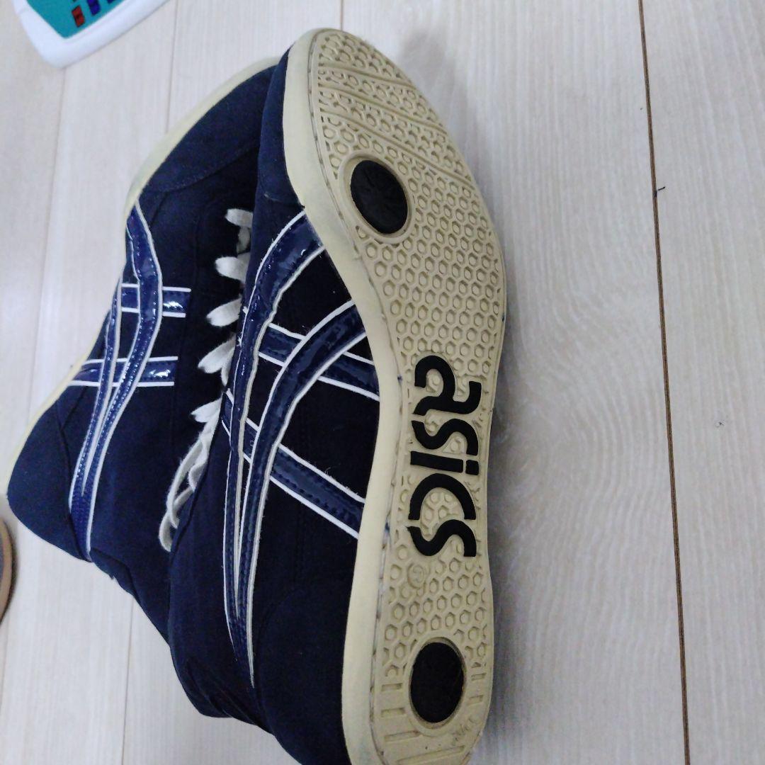 レスリングシューズ ネイビー ハイカット