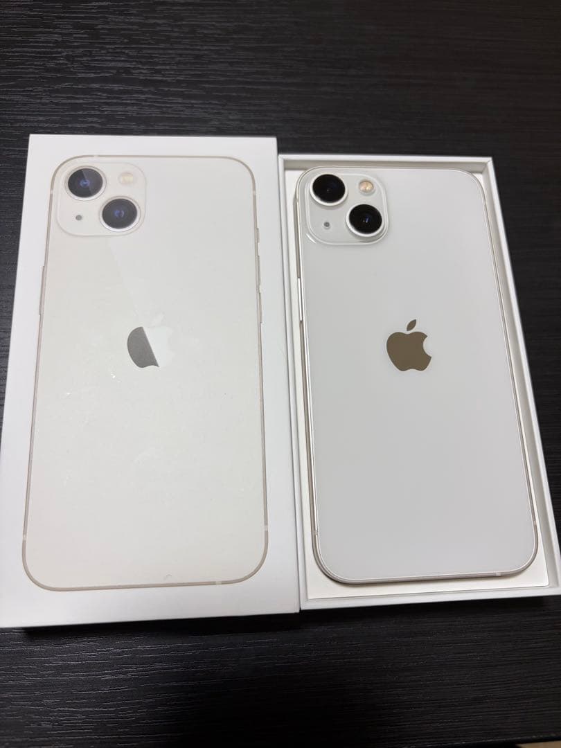 【極美品】iPhone 13 スターライト 128GB SIMフリー