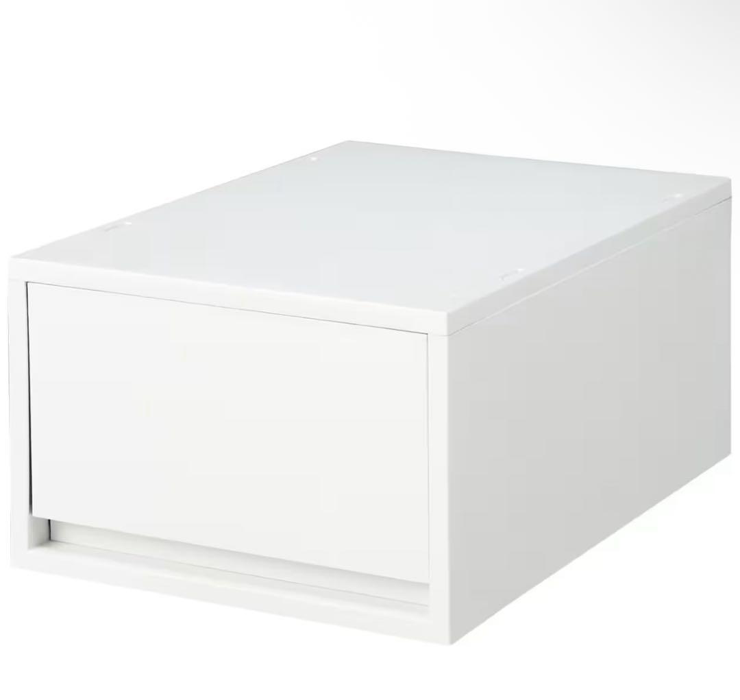 無印良品 ポリプロピレンケース・引出式・深型・ホワイトグレー