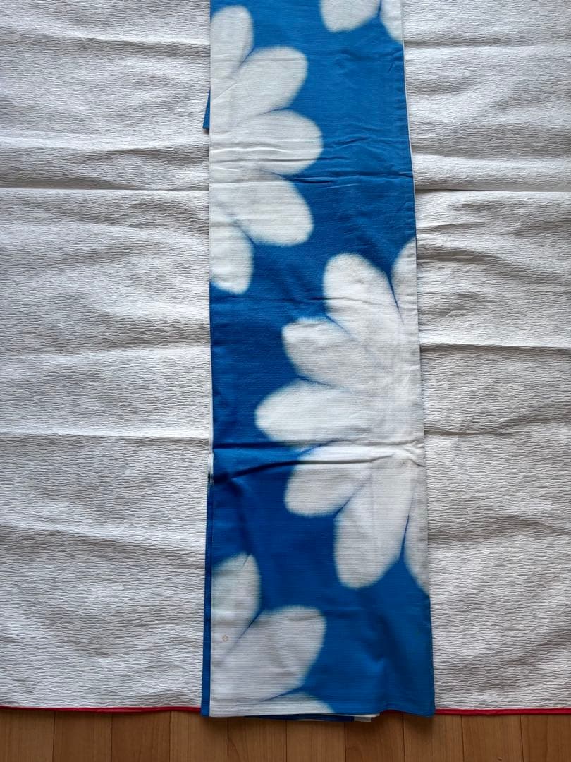 【竺仙】【綿絽浴衣】　国内手縫いお仕立て B反