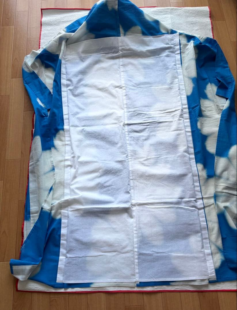 【竺仙】【綿絽浴衣】　国内手縫いお仕立て B反