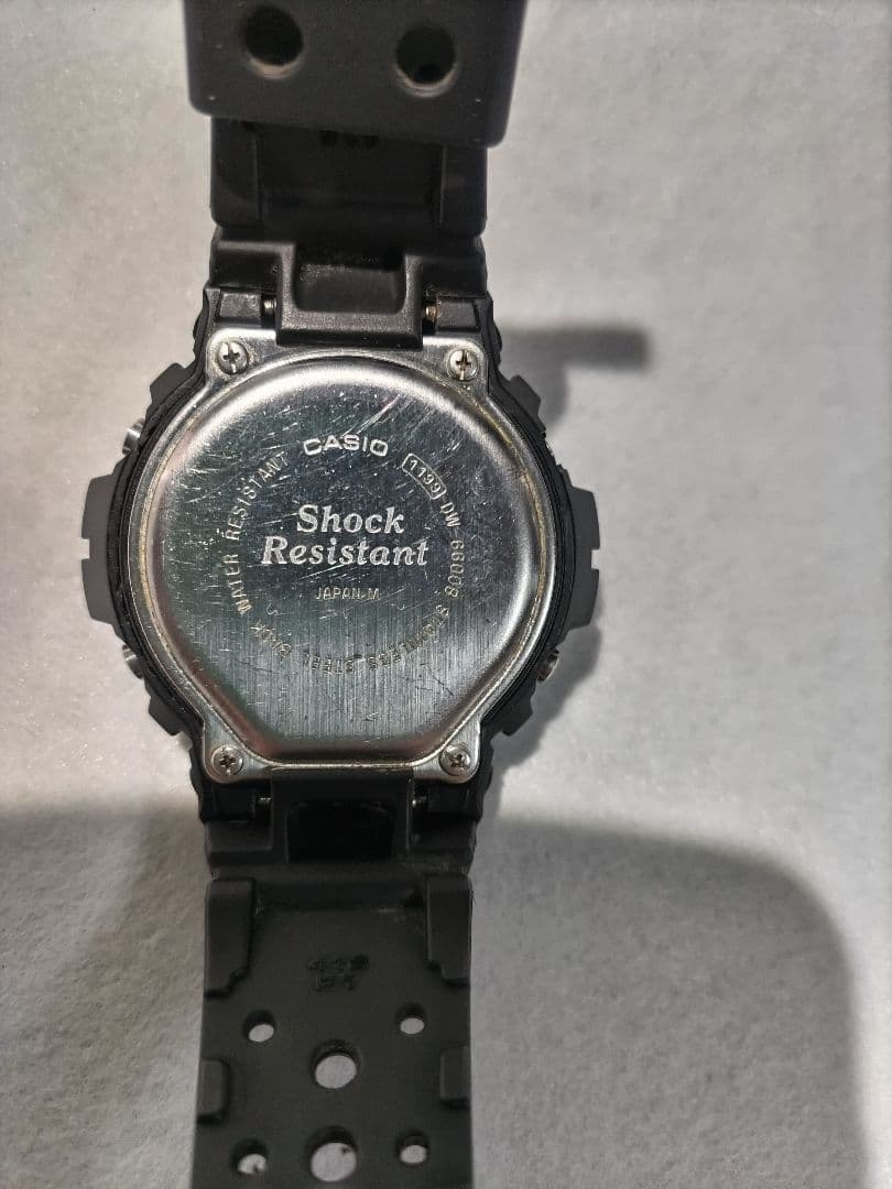 【希少/美品】G-SHOCK DW-6600B FOX FIRE バックライトG