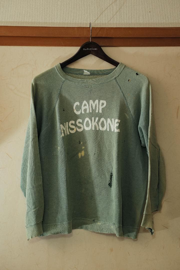 70s〜　 vintage スウェット　鬼フェード　サンフェード　ダメージ