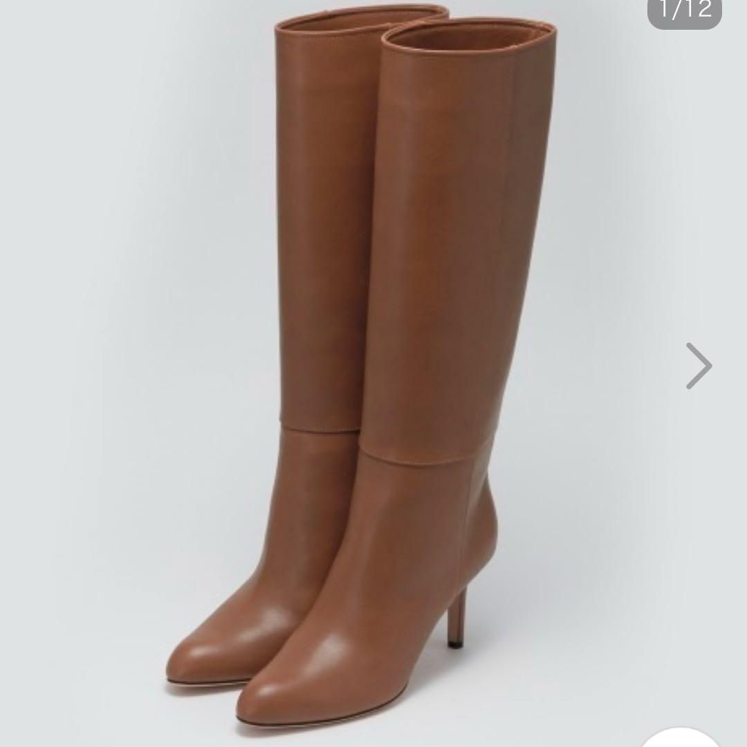 ブーツ METRO 8.0cm ロングブーツ FRIAR BROWN レディース