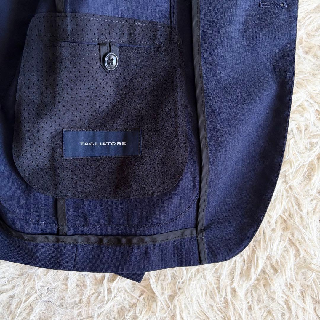 <25年モデル> TAGLIATOR dakar ネイビー ウール スーツ 46