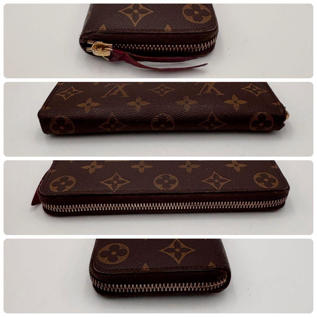 ルイヴィトン モノグラム　ポルトフォイユ　クレマンス　フューシャ 長財布