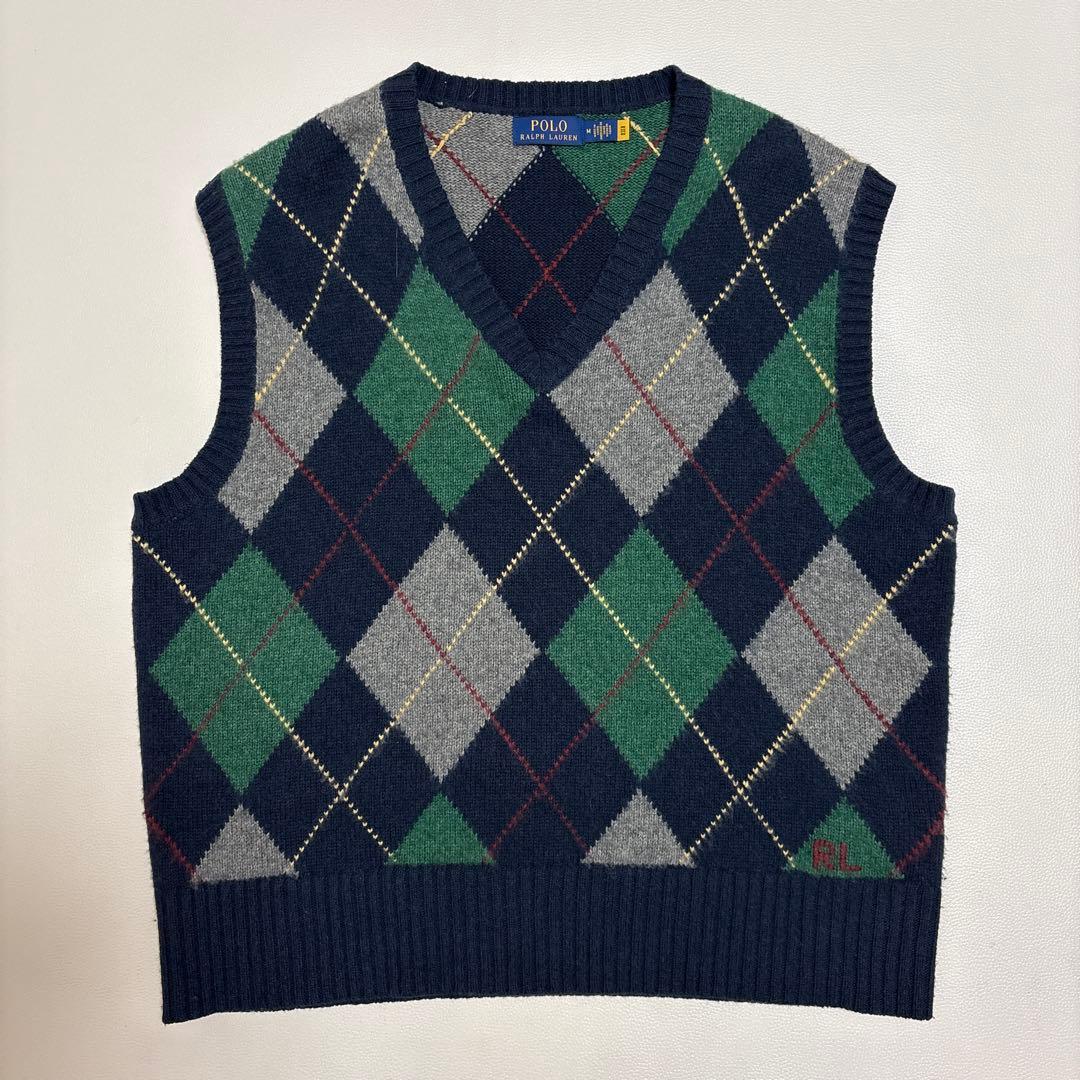 POLO RALPH LAUREN ビッグフィット アーガイル ニット ベスト