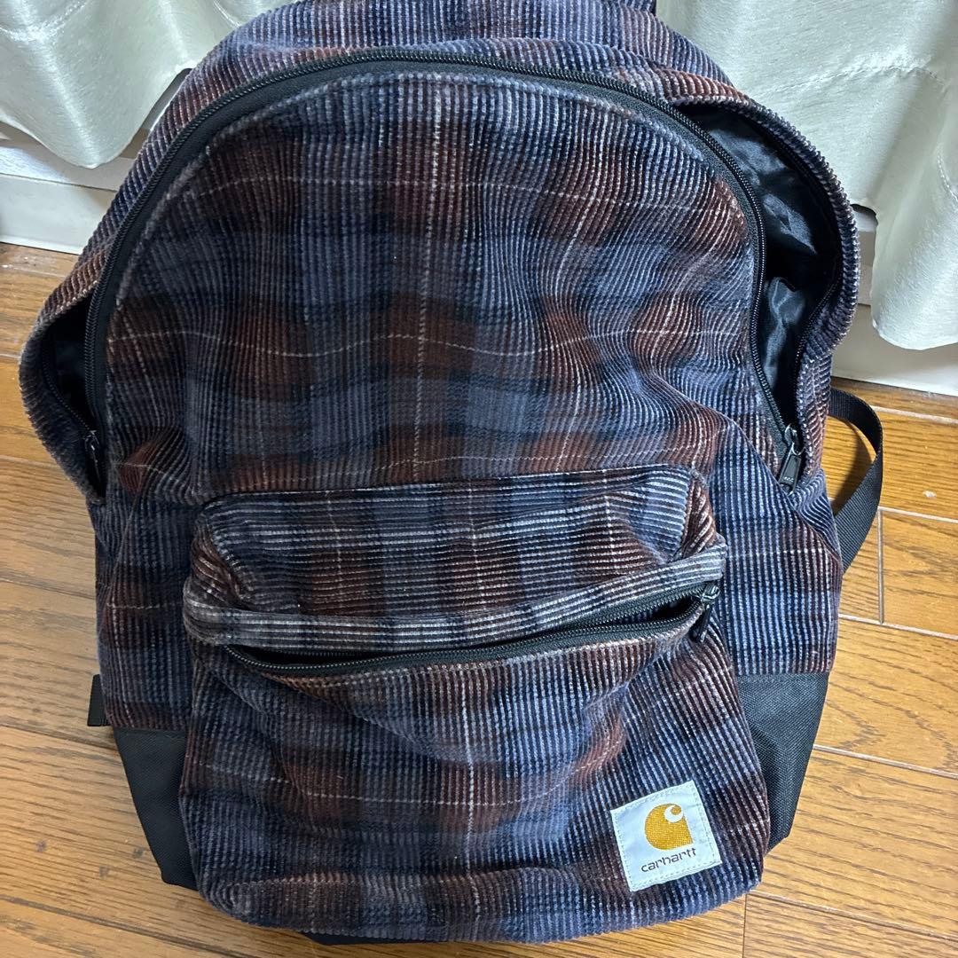 Carhartt コーデュロイ チェック柄リュック