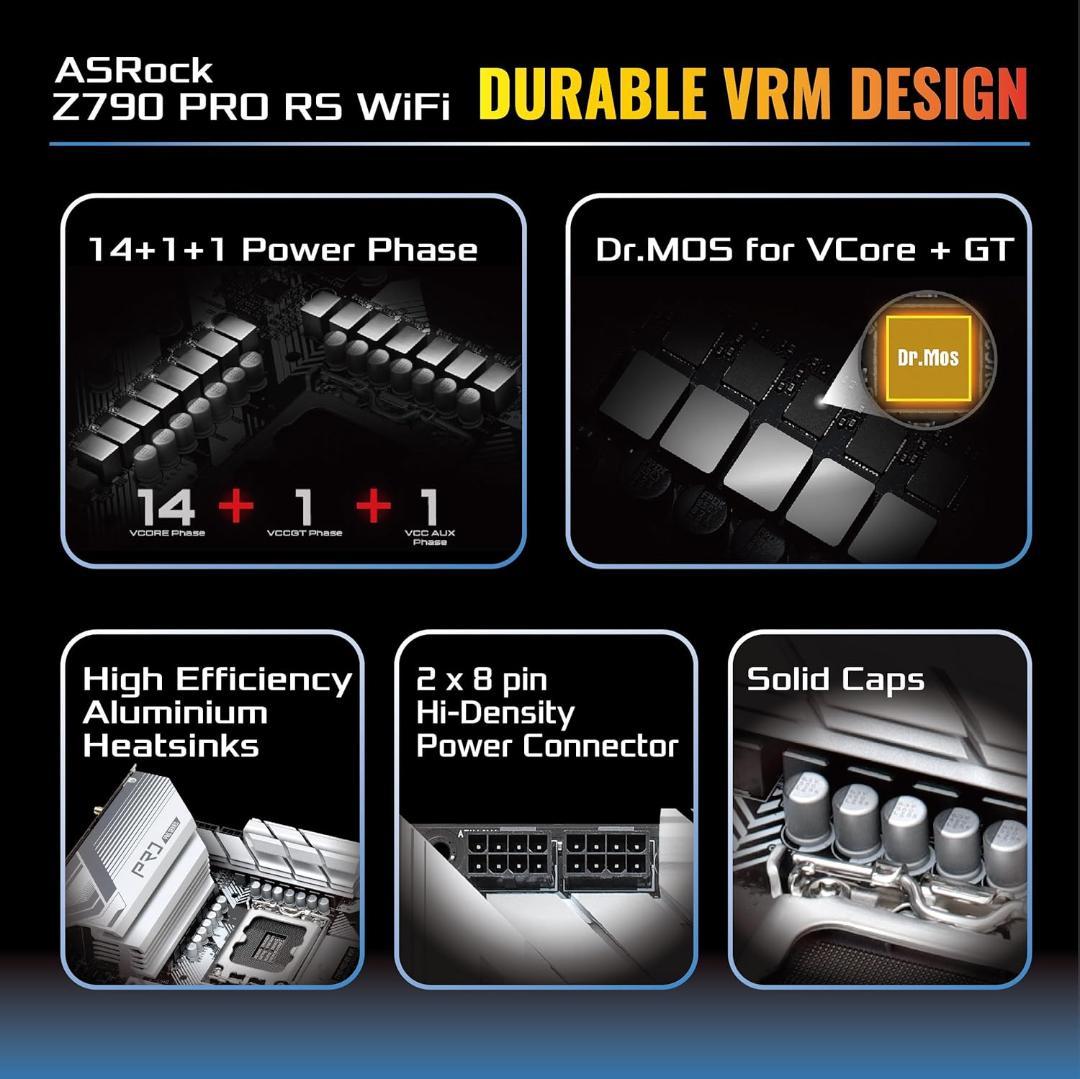 新品未開封　ASRock マザーボード Z790 Pro RS WiFi