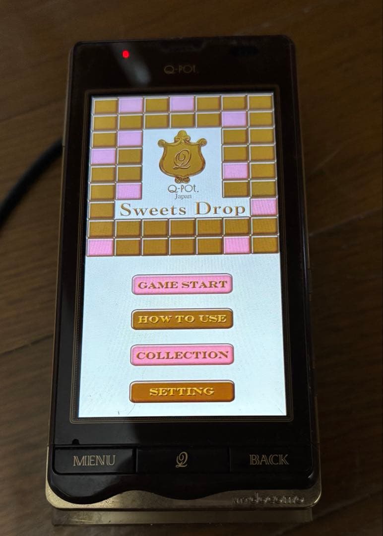 Q-pot.スマートフォン　チョコレート