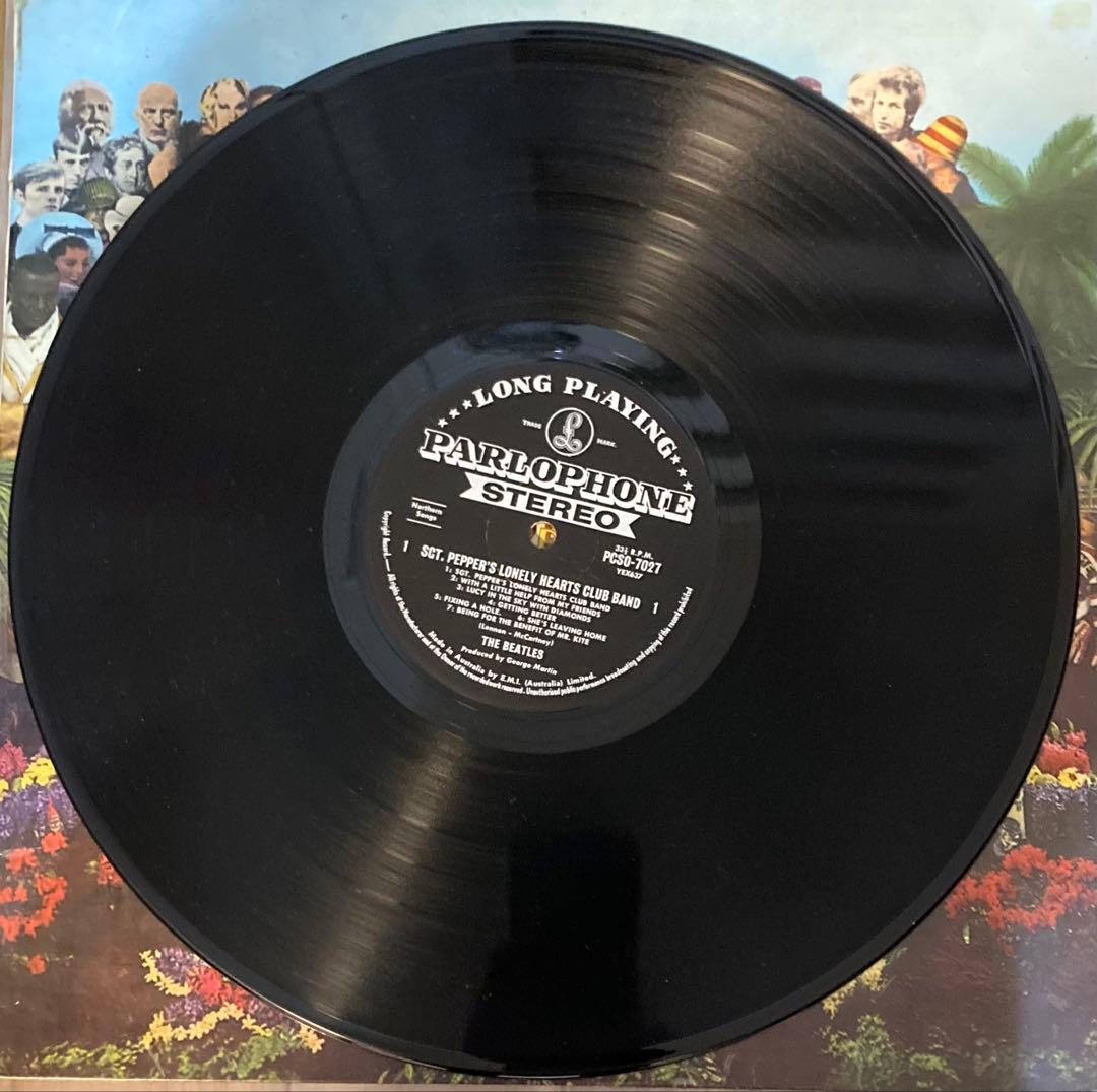 稀少オーストラリア1st完品サージェントペパーズBeatlesビートルズレコード