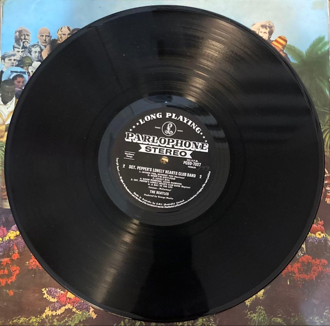 稀少オーストラリア1st完品サージェントペパーズBeatlesビートルズレコード