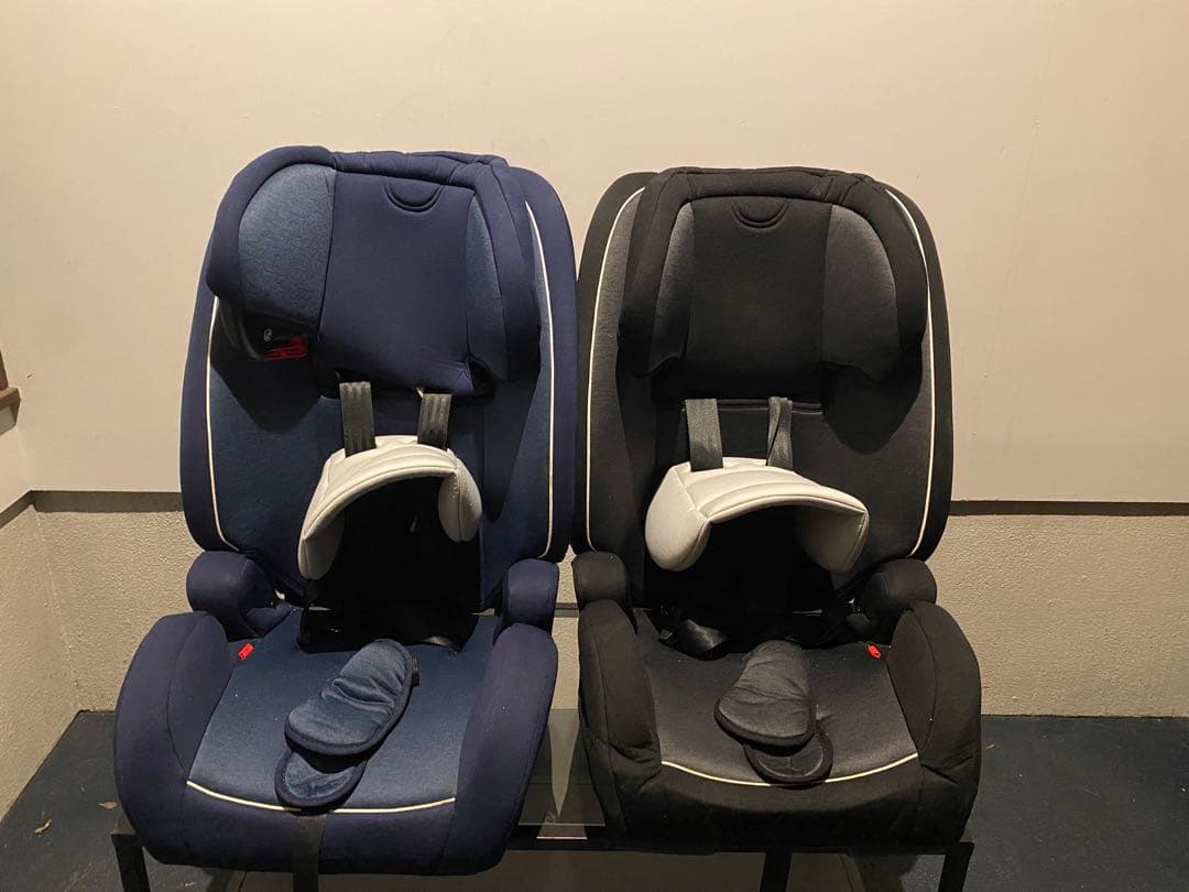 しろ　チャイルドシート　 eマーク有　アイリスオーヤマPZ ISOFIX