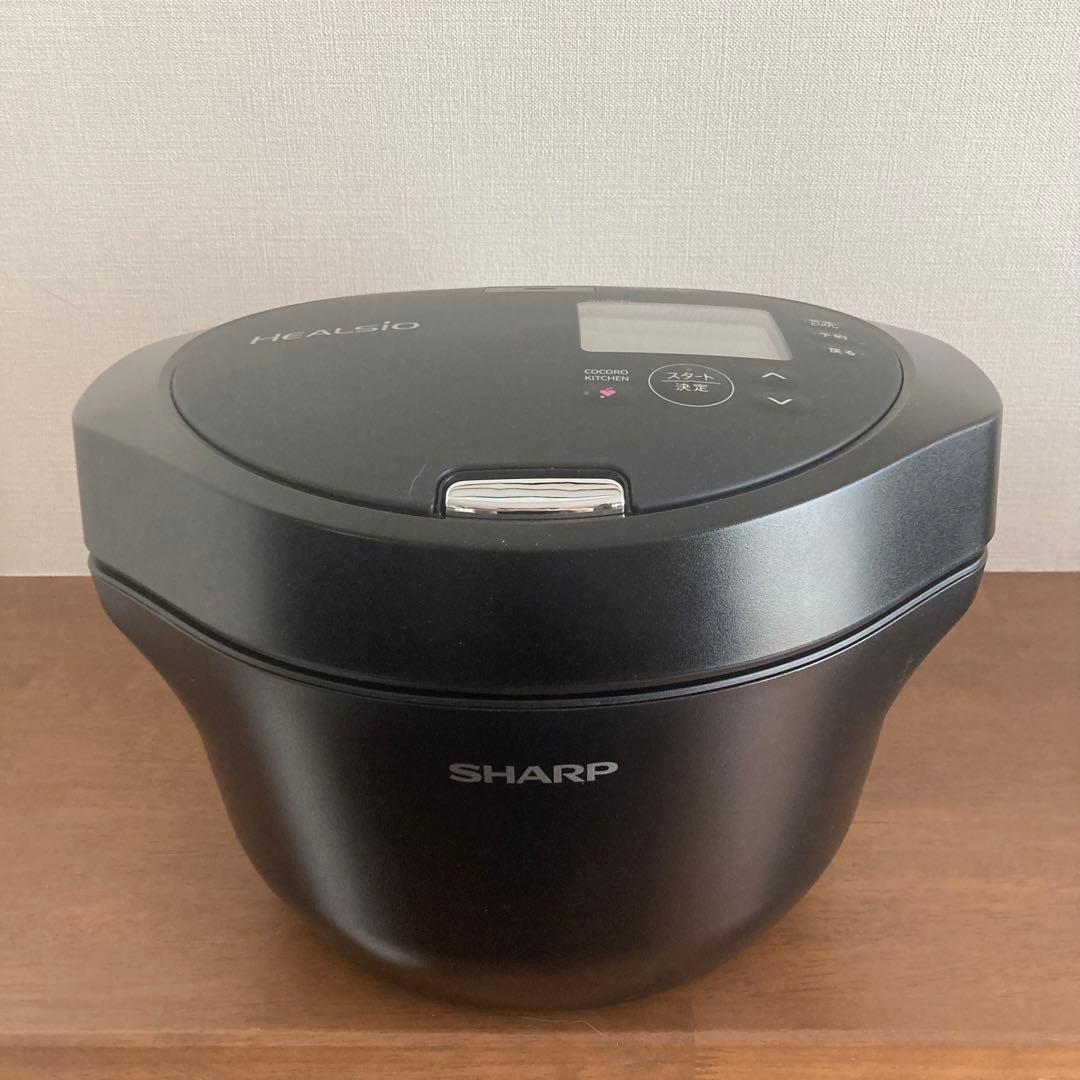 SHARP HEALSIO ブラック ホットクック　2022年製　説明書有