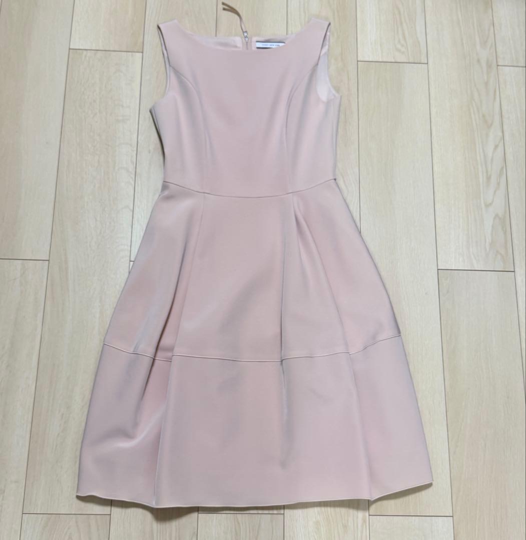 【美品・タグ付き】FOXEY フォクシーピンク　ノースリーブワンピース　40