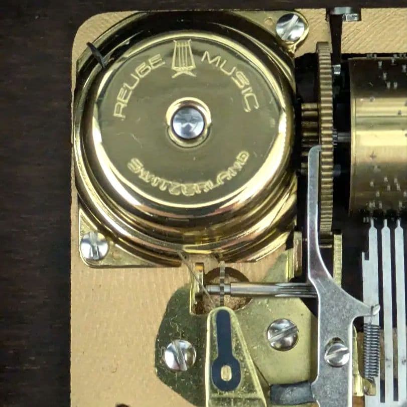 チョコミント リュージュ REUGE 50弁 4曲 スイス製 オルゴール