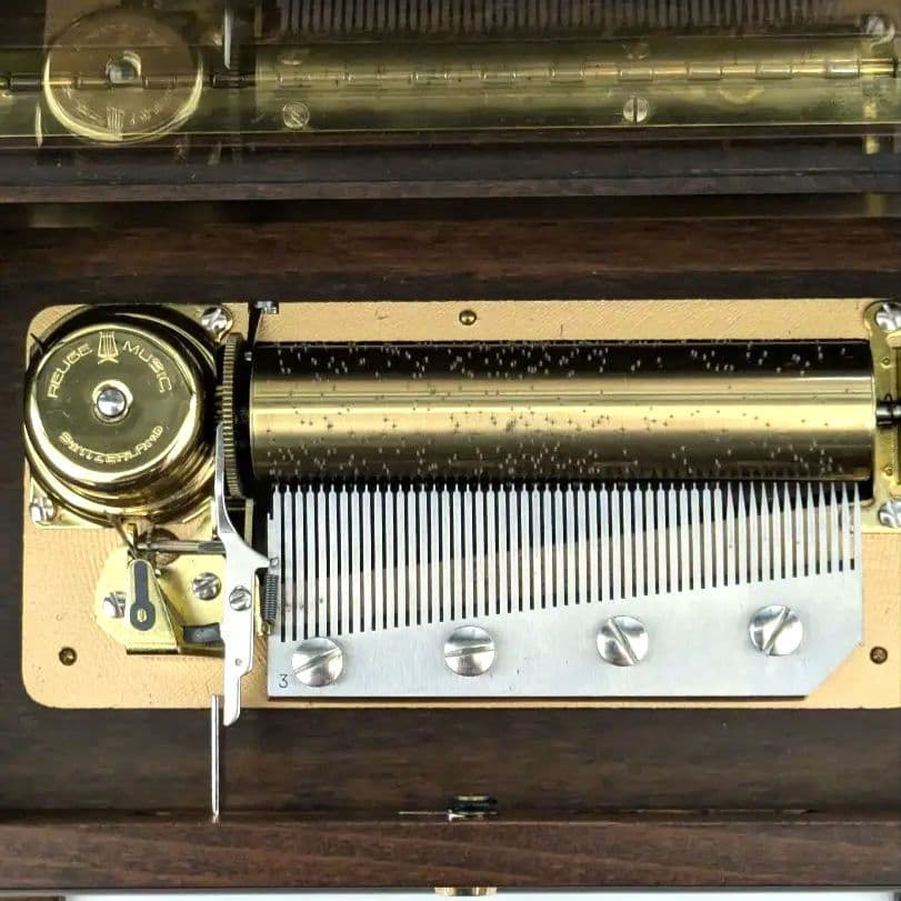 チョコミント リュージュ REUGE 50弁 4曲 スイス製 オルゴール