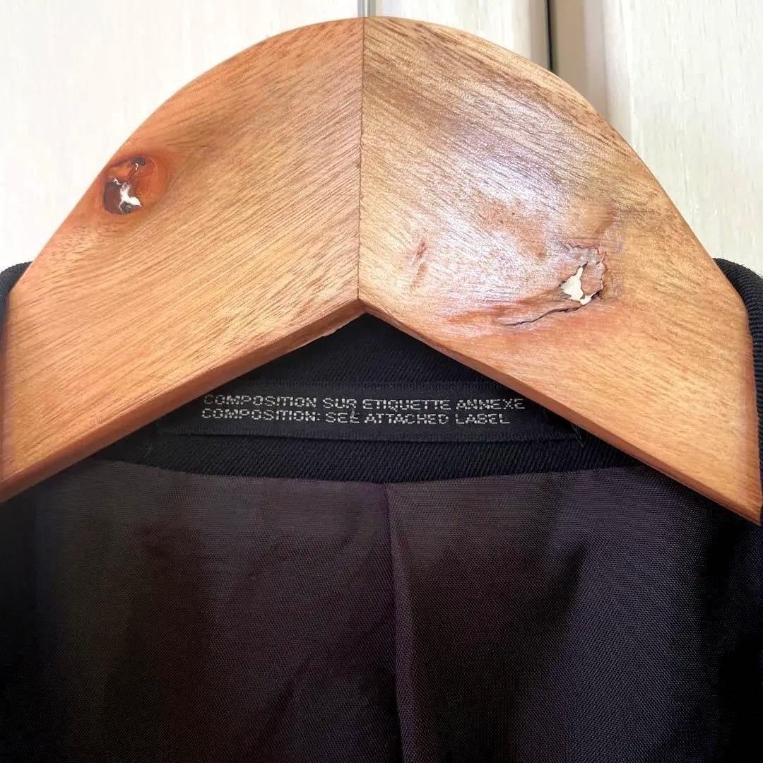 ヨウジ　ヤマモト　テーラードジャケット　黒　レディース