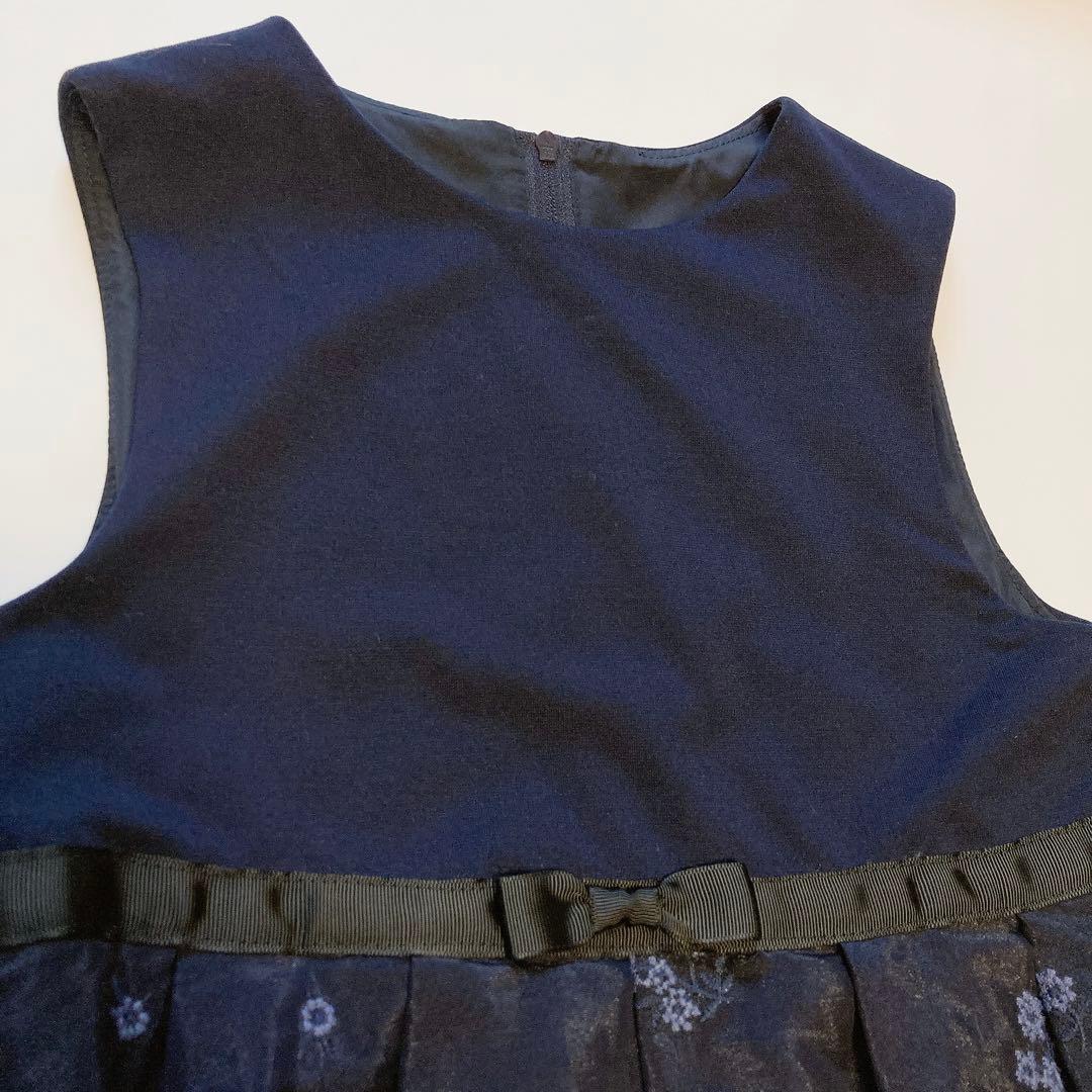 120size ネイビー セレモニー入学 卒園 発表会 フォーマル