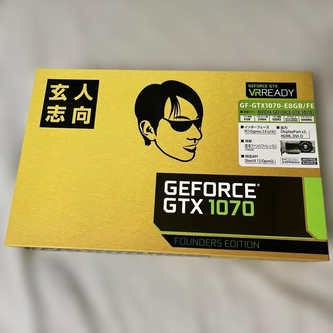 玄人志向　GTX1070-E8GB/FE