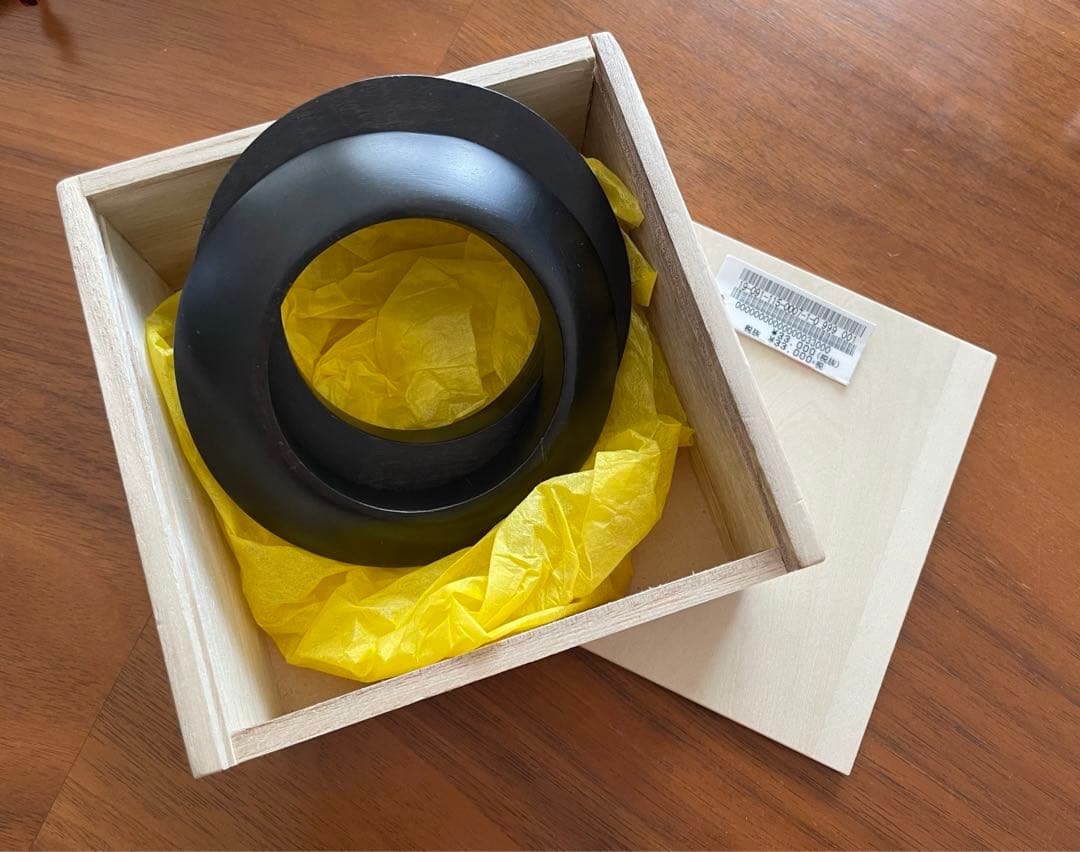 IÉNA HI-CORAZON BK WOOD PUZZLE BANGLE