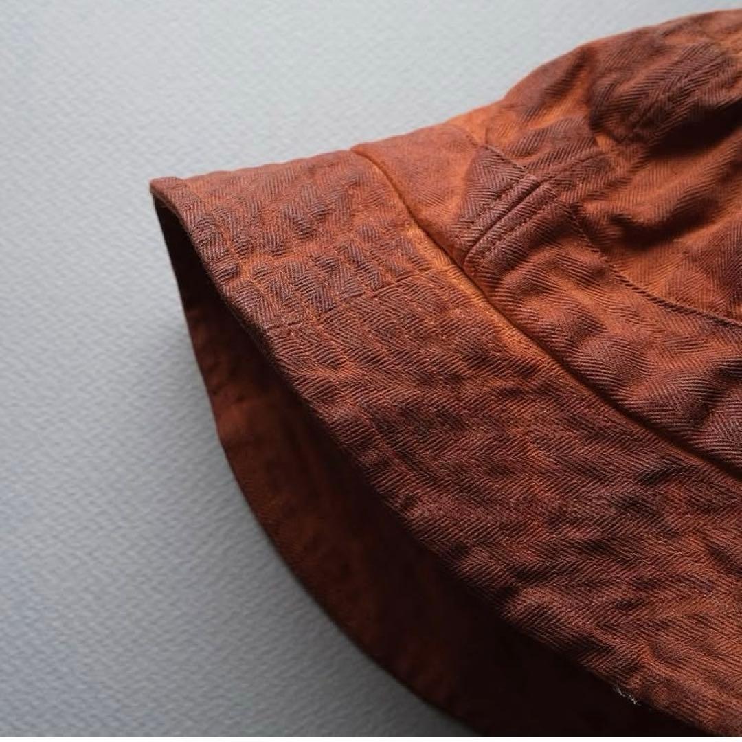 タタミゼ　柿渋染めハット(ショップ別注品)